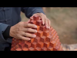 how to build a big puzzle "luban castle"