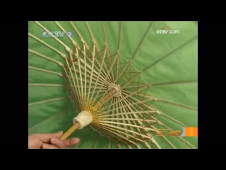 umbrella from rain or sun san. decorative, handicraft umbrella gong'i san, a method of making zhizuo fang fa.