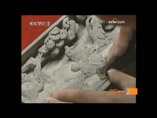 brick carving from huizhou. jishu technology of shidiao stone carving.