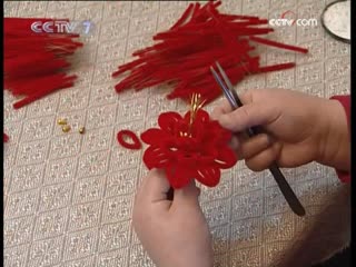 craft technology. velvet sizhong. artificial velvet flowers zhonghua, as a symbol of longevity and happiness.