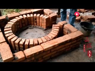 how to build a wood burning chaizao (wood kitchen) oven for a deep pan wok chaogo (pot fry) or dashao (pain