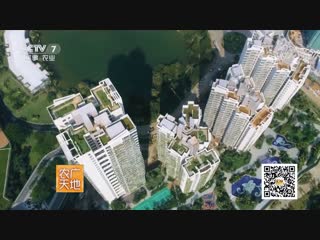 gardens on the roofs of multistorey buildings (film 02). the air garden of kung zhong hua yuan, or wu ding hua yuan's rooftop garden. success