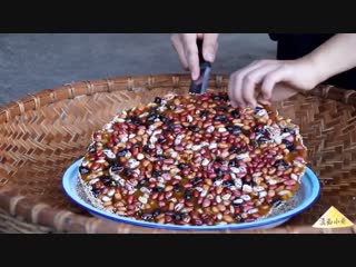 cinderella (huigunyan) from yunnan province... unpeeled peanuts huashen... peanuts after cleaning huashenmi... kozinaki from ar