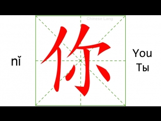 chinese. pronoun you -.