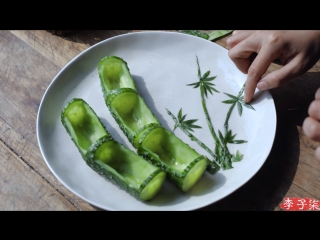 li ziqi - a girl with character 18 dishes, like 18 martial arts, to celebrate the new year